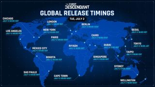 Global release schedule for The First Descendant