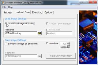 Enable Load Disk Image at Startup