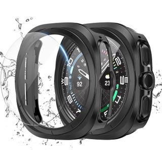 Cuteey Samsung Galaxy Watch 7 Ultra Screen Protector Case 47mm