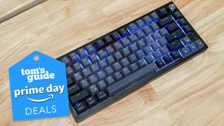 Corsair K65 Plus keyboard shown on desk