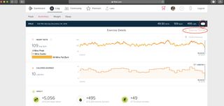 Fitbit web export GPS 3