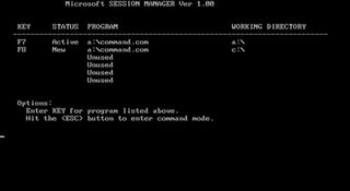 MS-DOS 4.00 multitasking