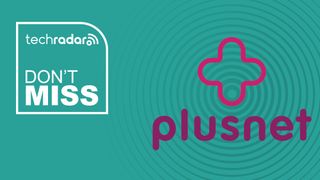 Plusnet logo on turqouise dont miss this deal image