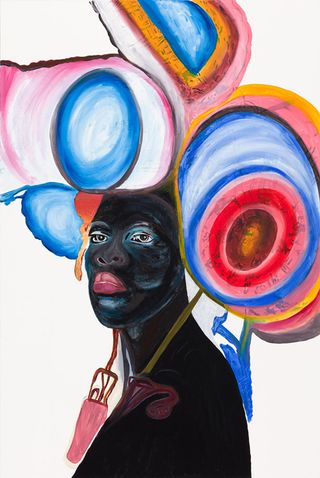 Painting by Zanele Muholi called Somile, 2021.