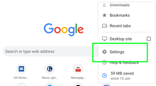 how to turn on Chrome dark mode - settings