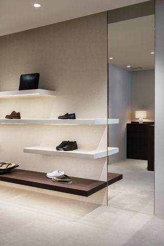 Interior of John Lobb store in Kyoto Japan