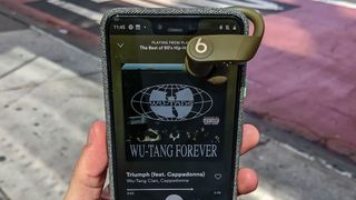 Music streaming on the Beats Powerbeats Pro