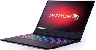 Maingear Vector Laptop sitting open