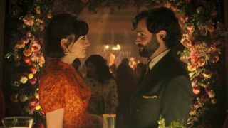 (L-R) Charlotte Ritchie as Kate, Penn Badgley as Joe Goldberg in You season 4 part 2