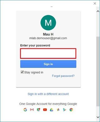 Gmail Password in Outlook