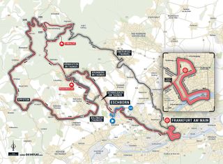 Eschborn-Frankfurt route 2024