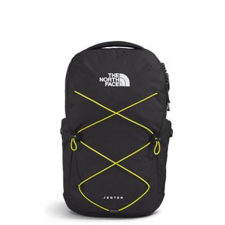 The North Face Jester backpack in black and yellow