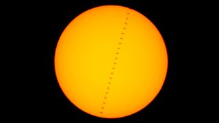 ISS transiting the sun