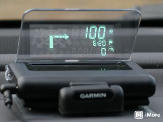 Garmin HUD closeup