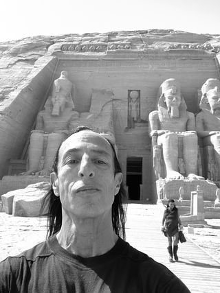 Rick Owens self-portrait with Michèle Lamy