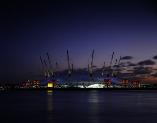 The Millenium Dome, London by the Richard Rogers Partnership, completed in 1999.