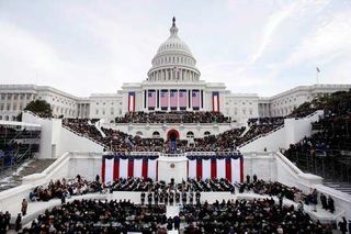 The inauguration of George W. Bush on Jan. 20, 2005.