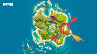 Fortnite Kaskade event map