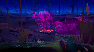 A screenshot of Endling Extinction is Forever, an eco-conscious survival game featuring foxes