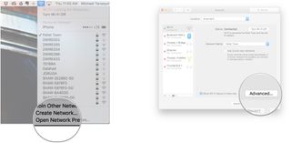 Click Open Network Preferences, click Advanced