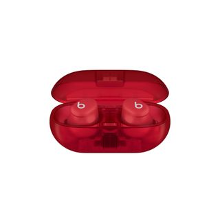 Beats Solo Buds in Transparent Red