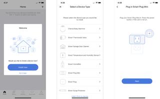 Meross Smart Wifi Plug Mini Meross App setup