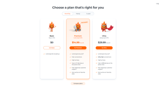 Hola VPN price plans