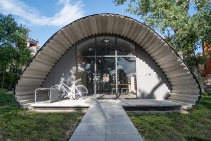 02 Essential Homes Research Project entry: a concrete cabin shelter