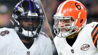 Lamar Jackson and Baker Mayfield will face off in the Ravens vs Browns live stream