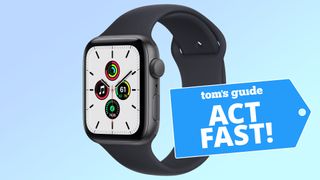 Apple Watch SE with deal tag