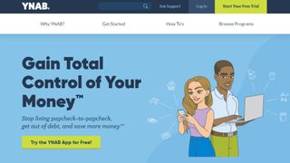 You Need a Budget (YNAB) website screenshot