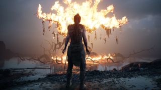 A gameplay screenshot from Hellblade: Senua's Sacrifice