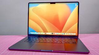 2023 MacBook Air 15-inch M2 shown open on a surface