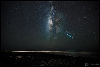 2010 Perseid Meteor over Kauai, HI