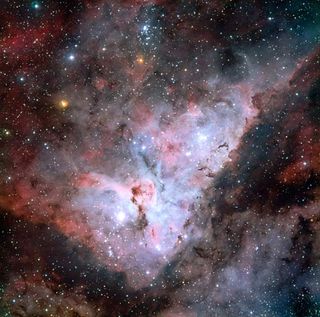 Violent Carina Nebula Seen in Detail