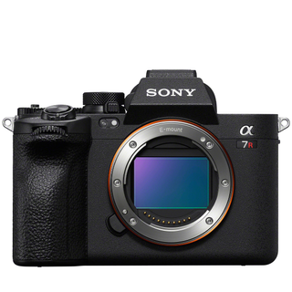 Sony A7R V on a white background