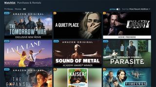 Prime Video watchlist screenshot