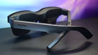 Photo of TCL RayNeo Air 2S AR smart glasses from behind