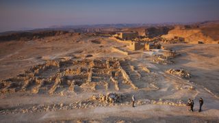 The Masada Plateau in Israel.