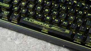 A MelGeek CYBER01 magnetic switch keyboard