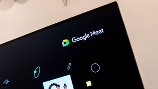 Google Meet homepage on Android TV