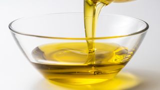 Cooking oil in a bowl