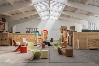 Sabine Marcelis colourful interiors for Vitra