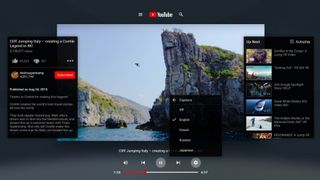 Screenshot of YouTube VR