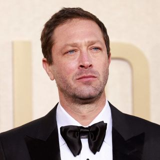 Ebon Moss-Bachrach arrives for the 81st annual Golden Globe Awards at The Beverly Hilton hotel in Beverly Hills, California, on January 7, 2024. (Photo by Michael TRAN / AFP) (Photo by MICHAEL TRAN/AFP via Getty Images)