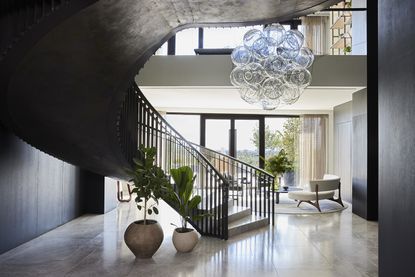 The Townhouse at The Bryanston staircase in living space