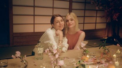 Elle Fanning and Sofia Coppola with Roku gin