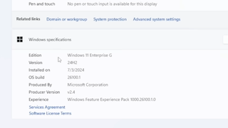 The alleged Windows 11 "Enterprise G"