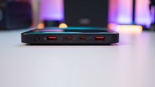 USB ports on the Baseus Blade 100W Power Bank