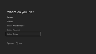Xbox Series Set Up Location